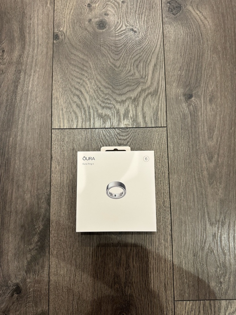 Oura Ring 4 Silver Size 6